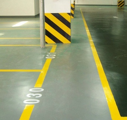 停車場(chǎng)黃黑反光漆