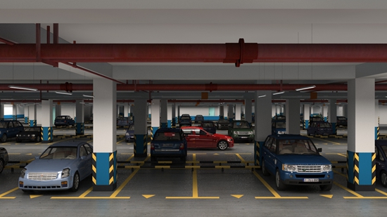 陽泉車庫防撞反光漆