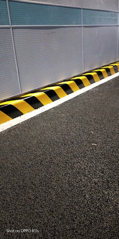 隧道路沿反光漆的流墜如何預防？