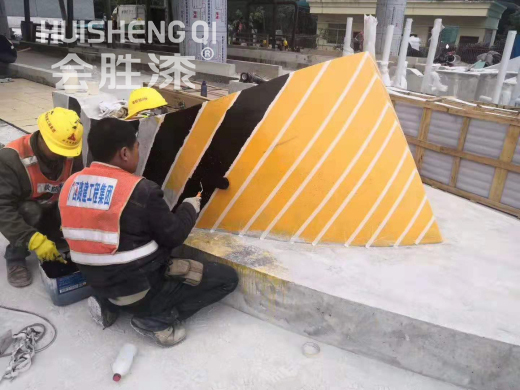 車庫跑道反光漆為什么會“發花”？