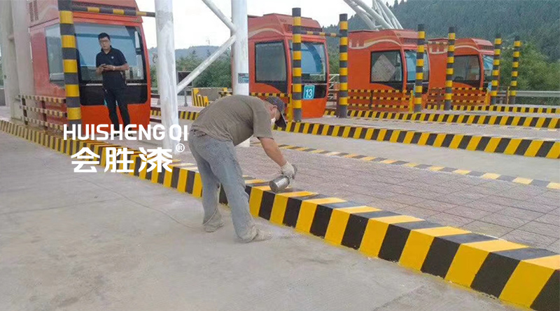 護(hù)欄反光漆涂布方式