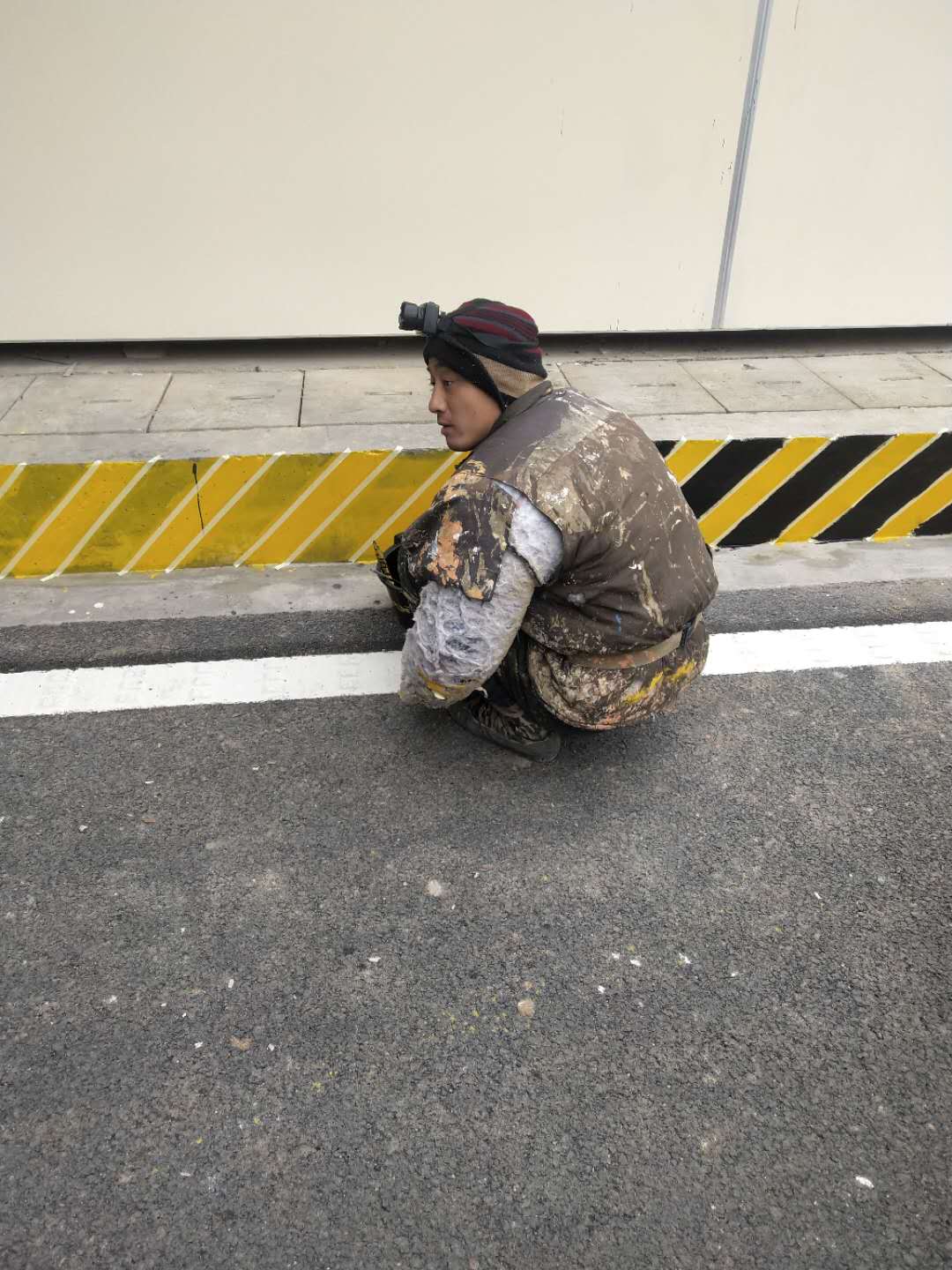 警示反光漆效果圖 警示反光漆效果圖